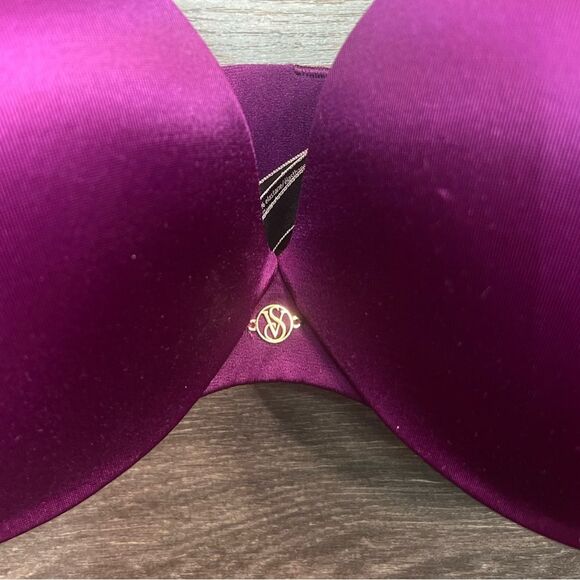 Victoria's Secret VERY SEXY So Obsessed Smooth Push-Up Bra in Kir (Merlot). NWT! - Picture 6 of 11